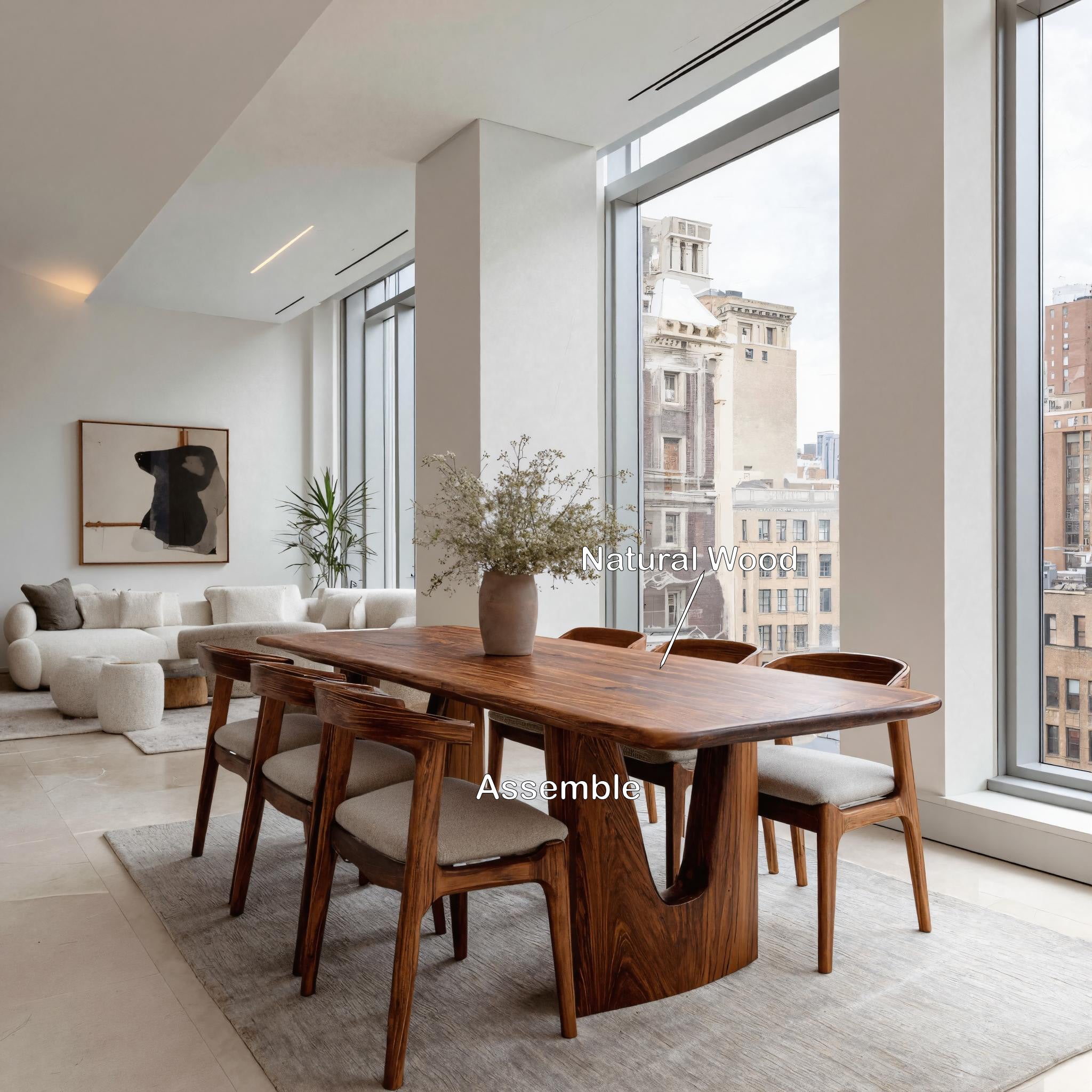 Modern Handcrafted Dining Table For Dining Room RTTHHNDN029