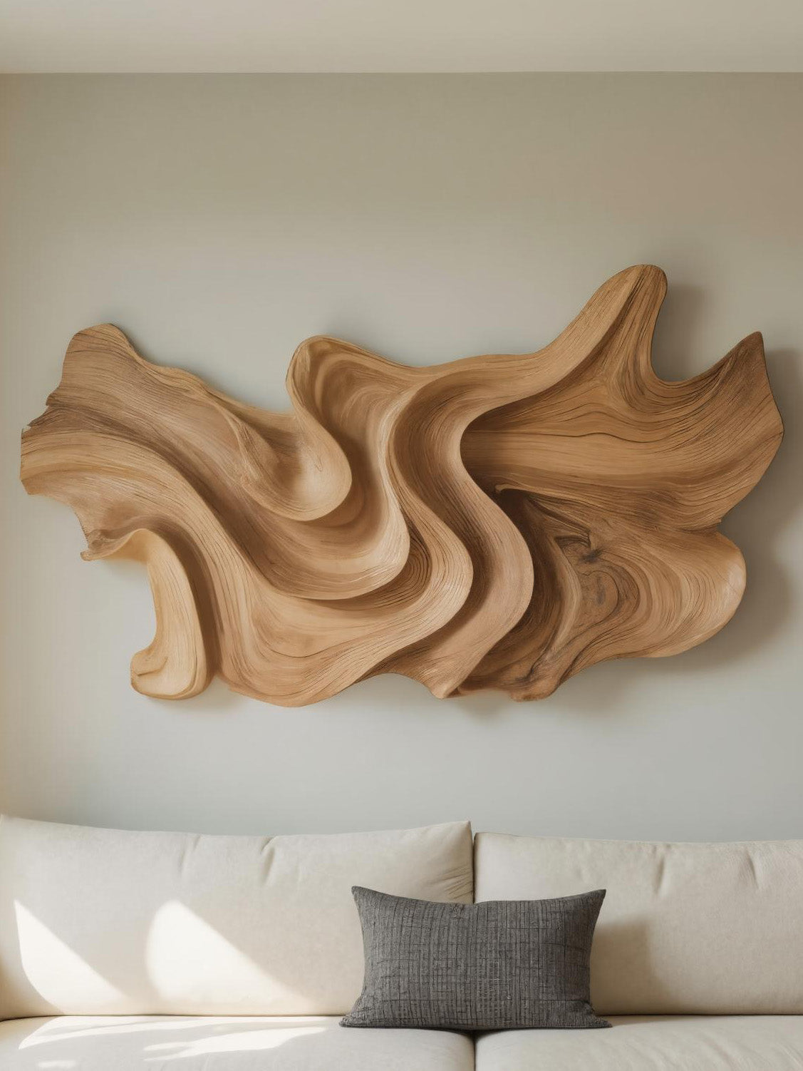 Modern Sculptural Wall Art With Abstract Design For Bedroom SITHHNWA026