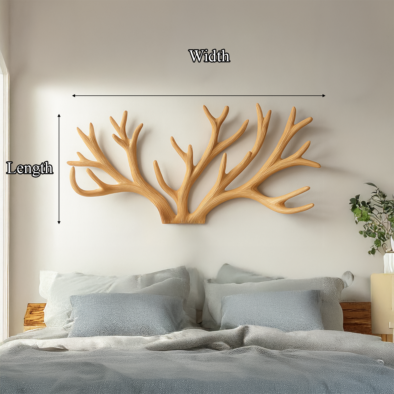 Rustic Tree Wall Panel For Bedroom And Headboard Space SINLSATBW003