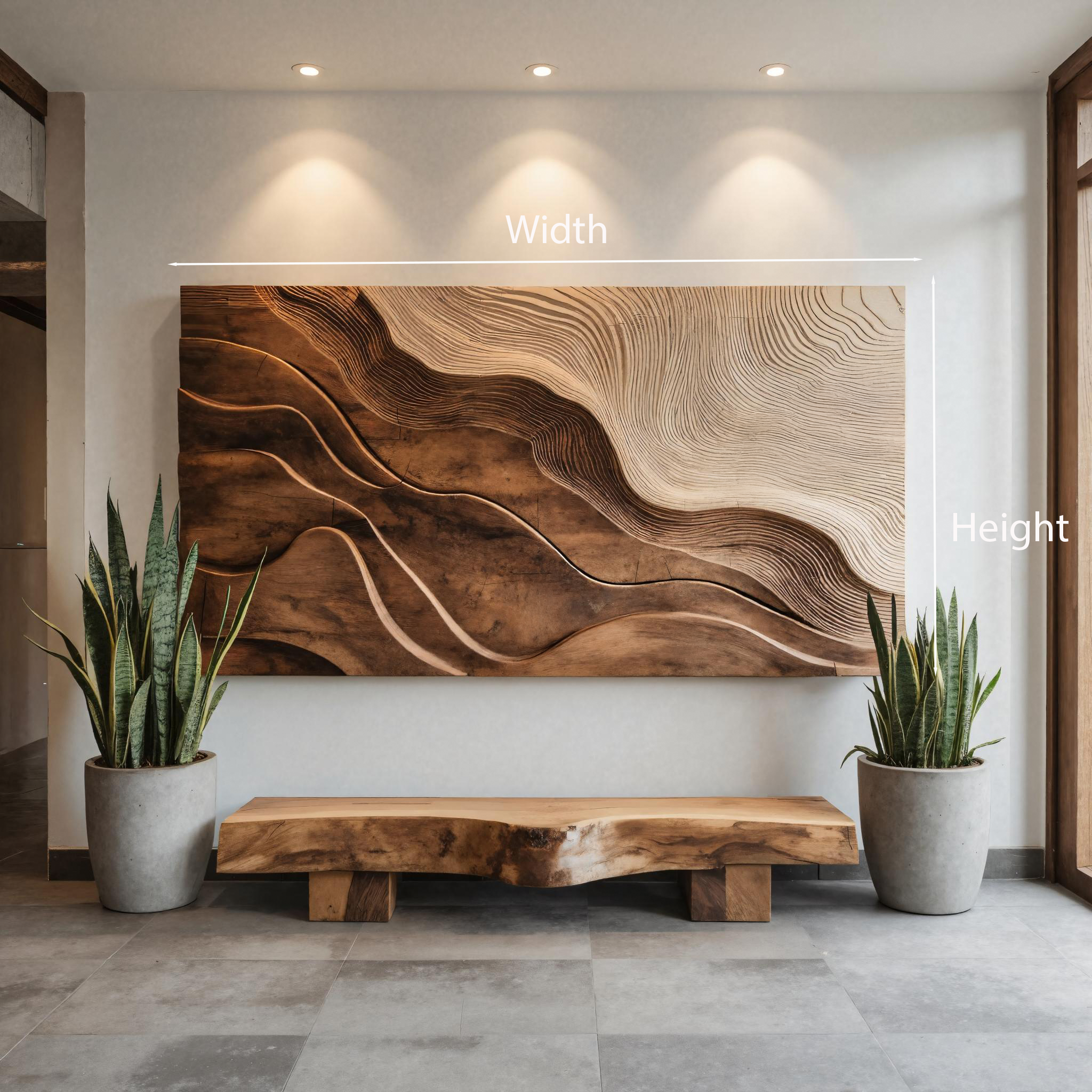 Modern Wall Art With Flowing Design For Living Room SITHTTWA032