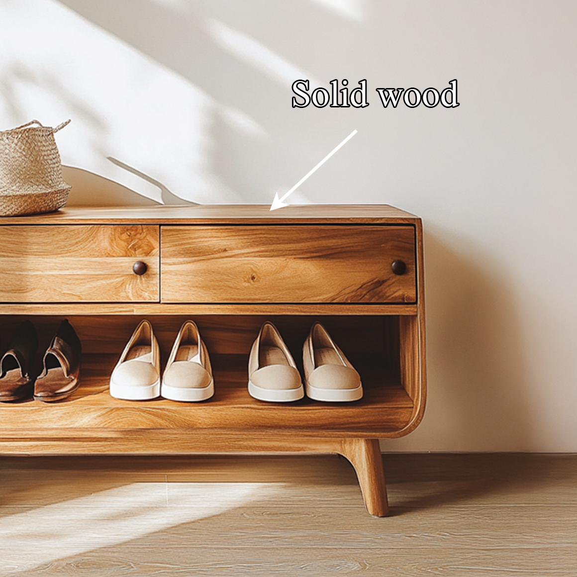 Mid Century Light Form Shoe Storage Entryway And Bedroom SINLSASB071