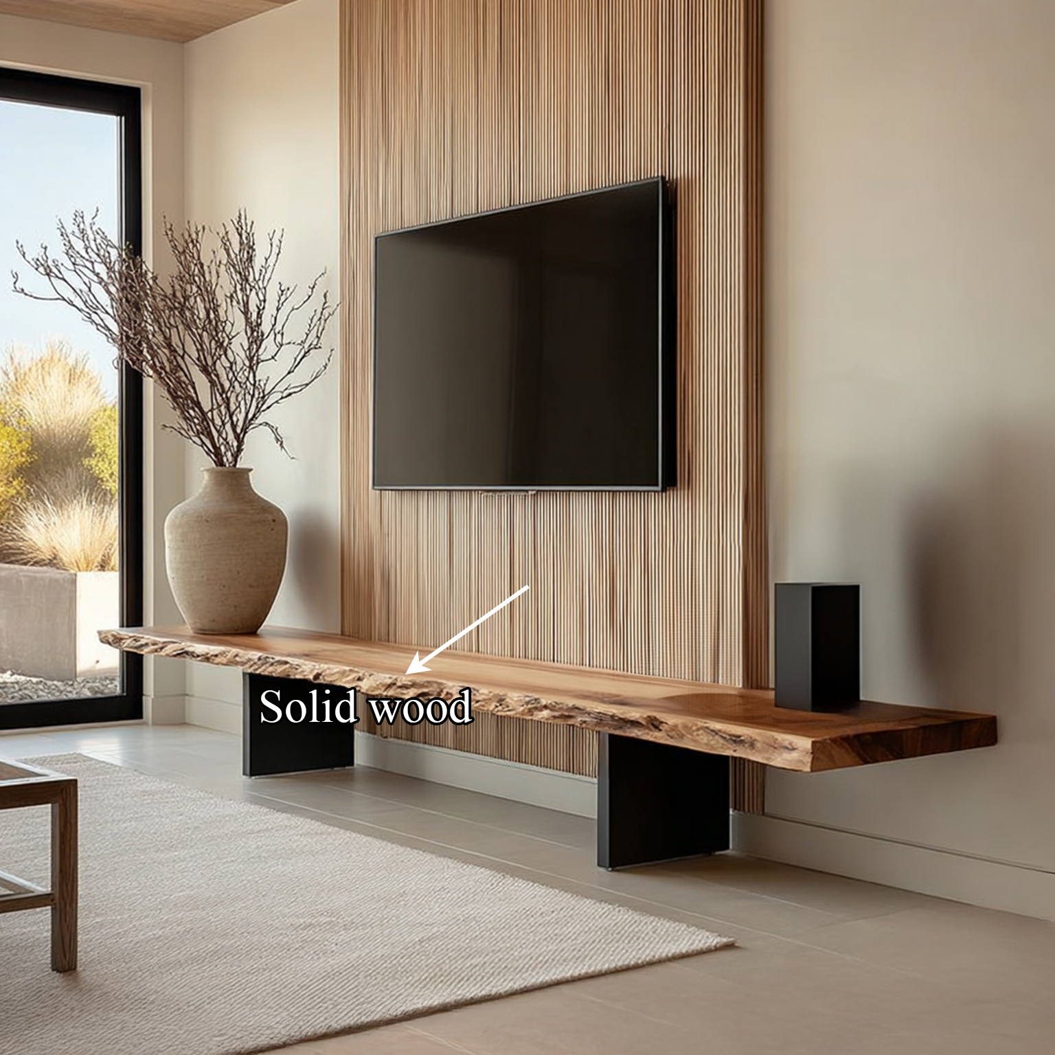 Rustic Console Table Natural Wood Accent Living Room Focal Point SINLSACS112