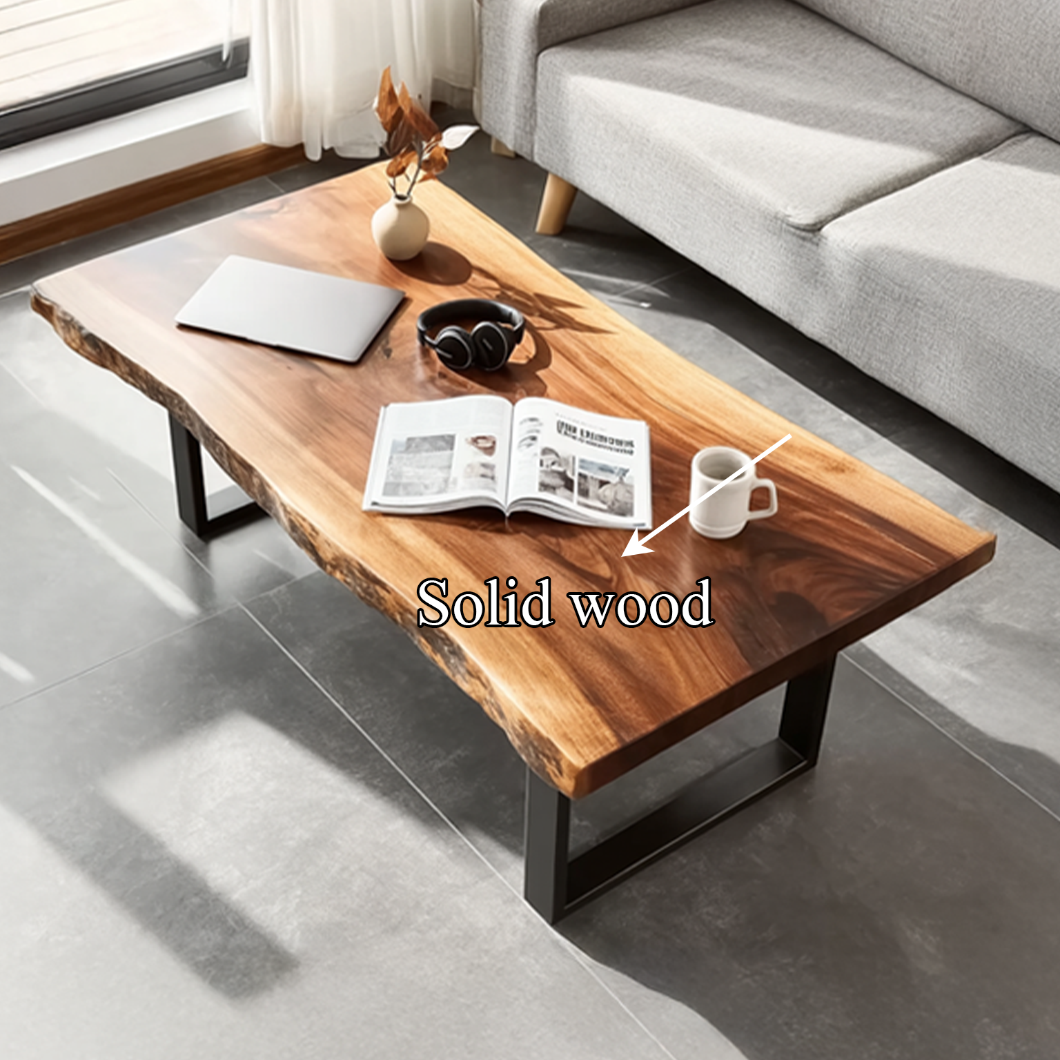 Rustic Coffee Table Living Room SINLSACF070