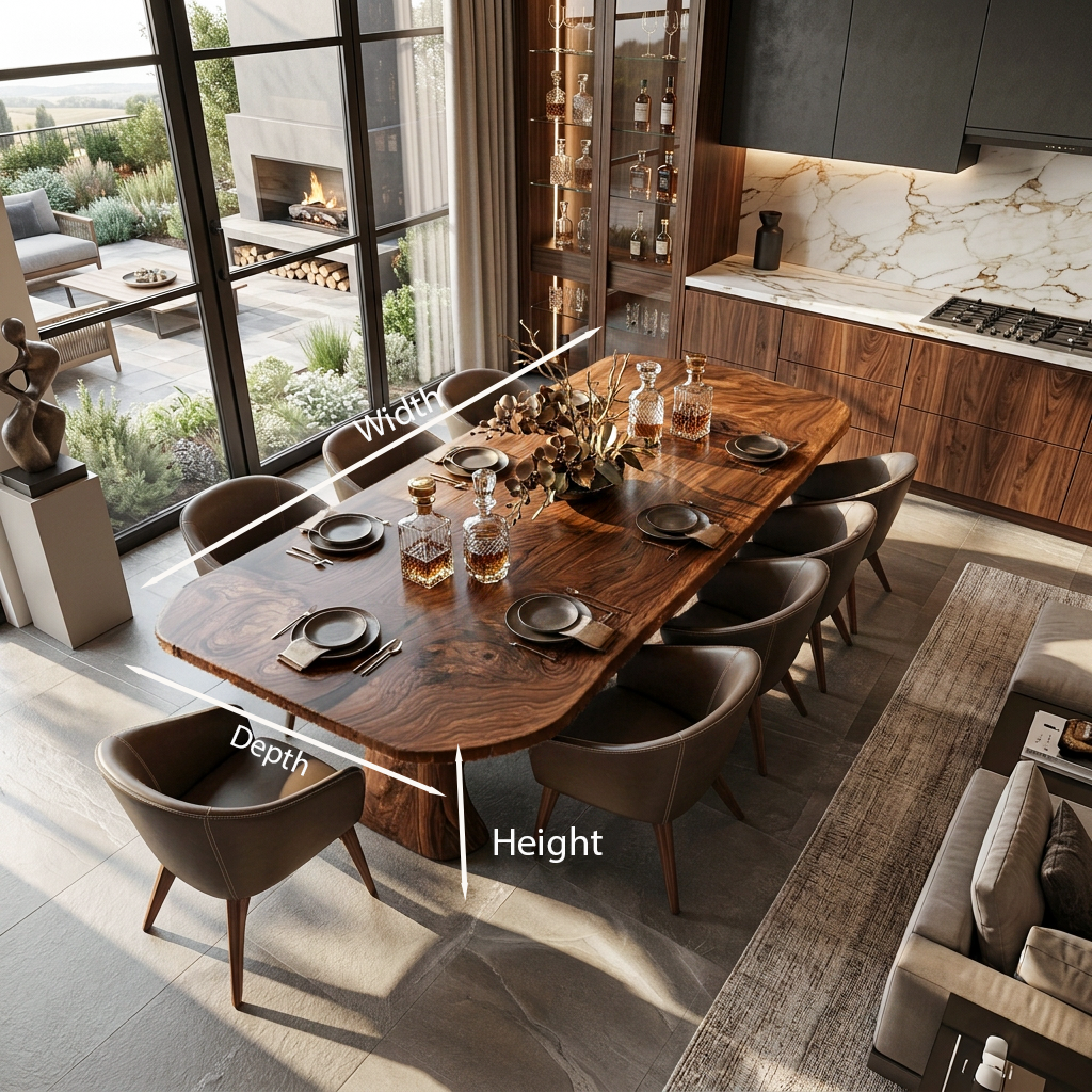 Contemporary Dining Table For Kitchen And Dining Areas RTTHTTDN010
