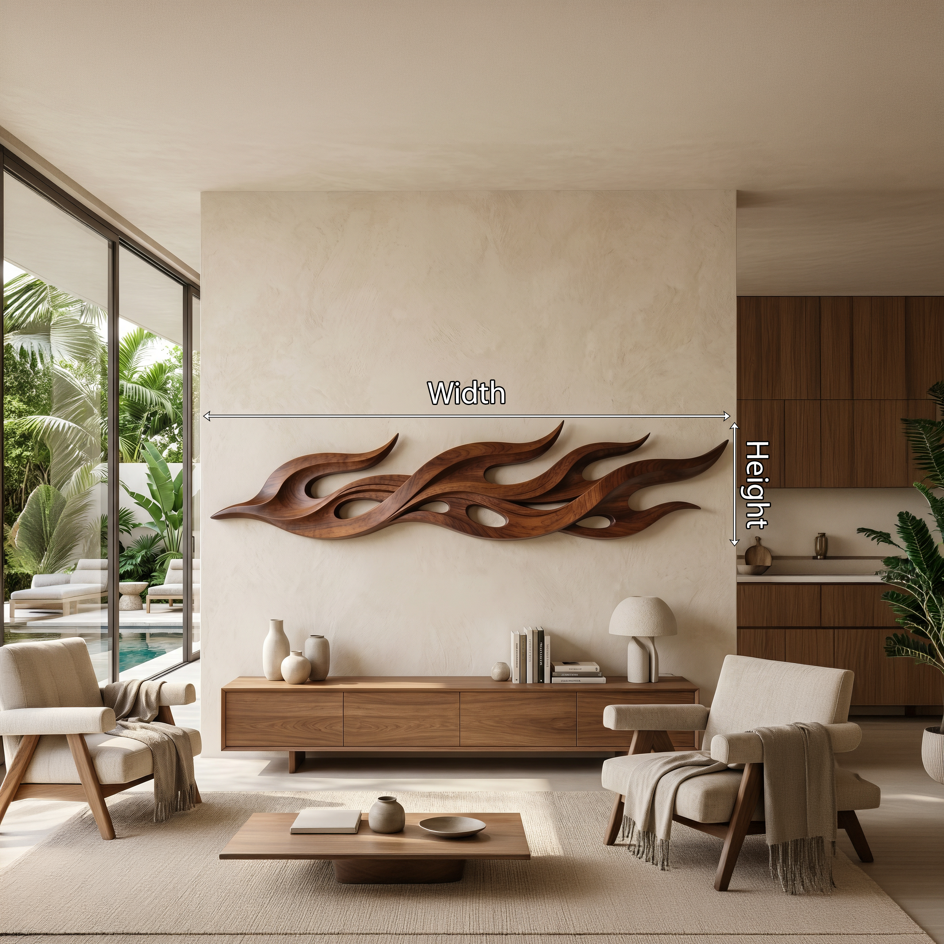 Scandinavian Relief Wall Art For Formal Sitting Room SILDTTNWA113