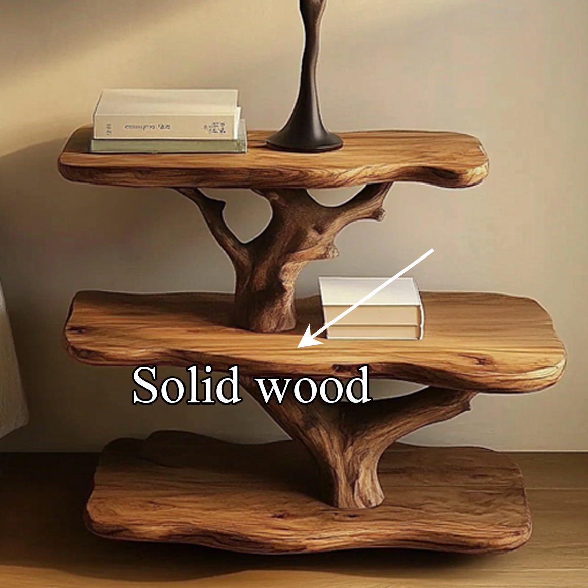 Rustic Tree Nightstand Bedroom And Guest Room SINLSABT084