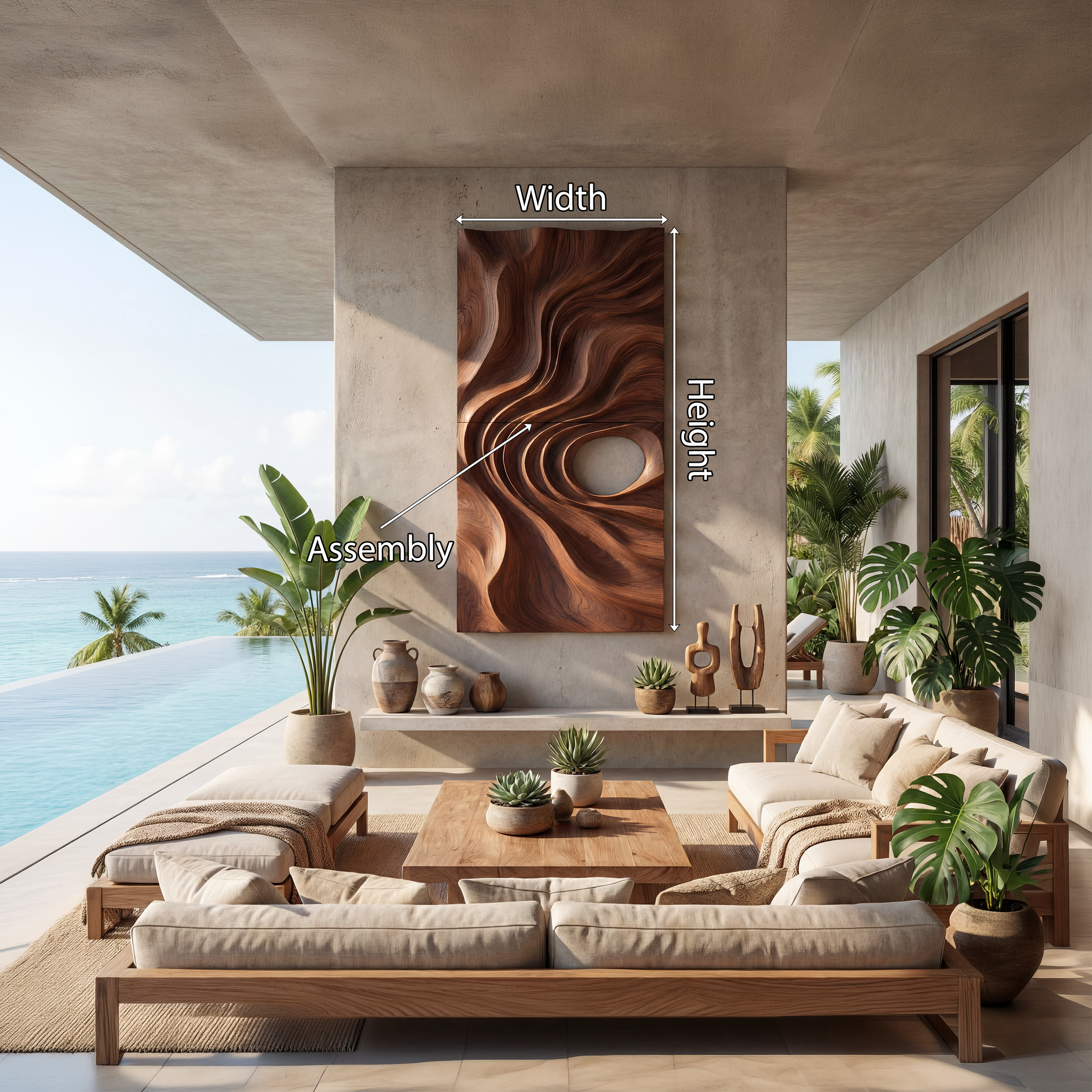 Minimalist Artistic Wall Art Panel For Living Room SILDTTNWA094