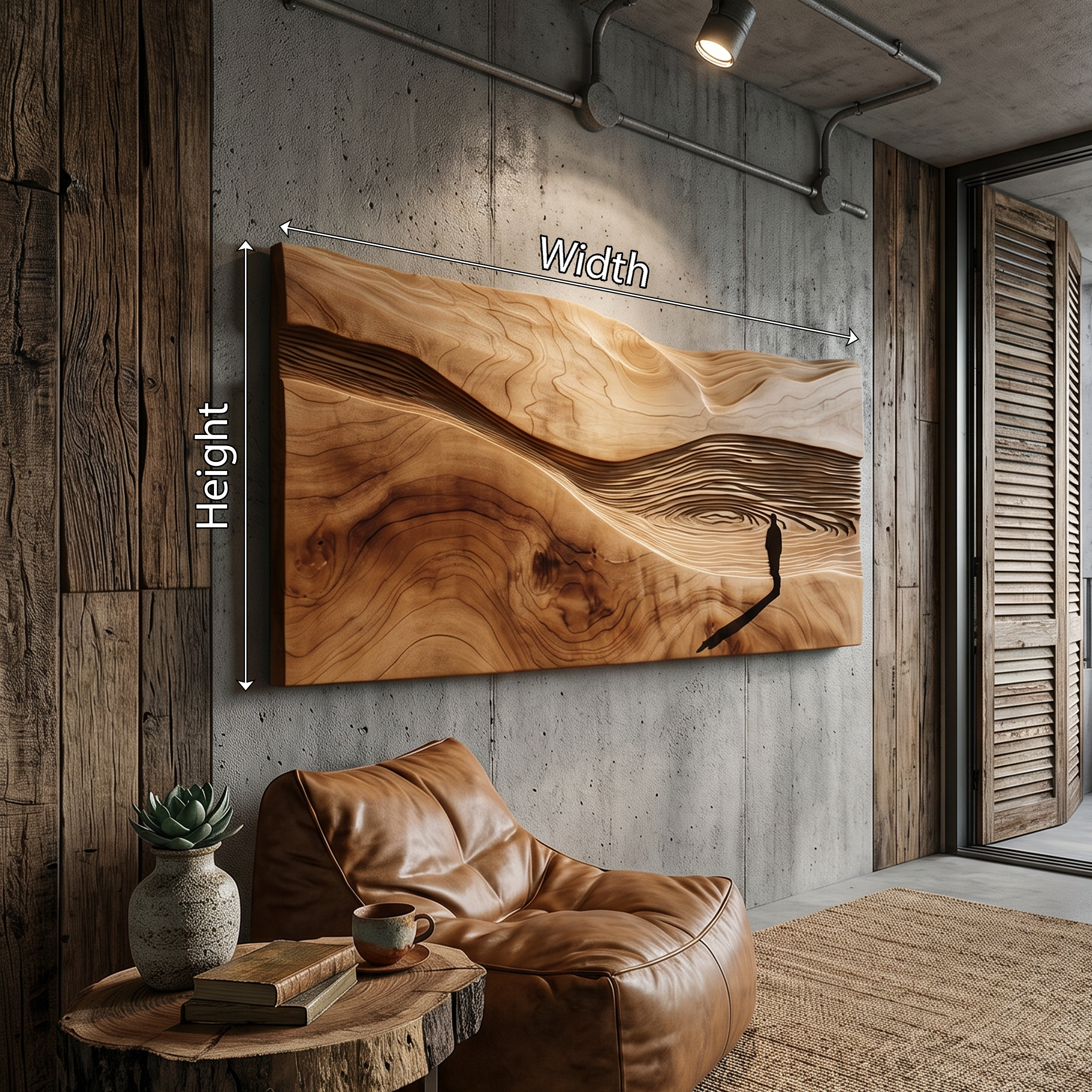 Artisan Fishing Boat Wood Wall Art For Contemporary Organic Interior Design SILDTTRWA096