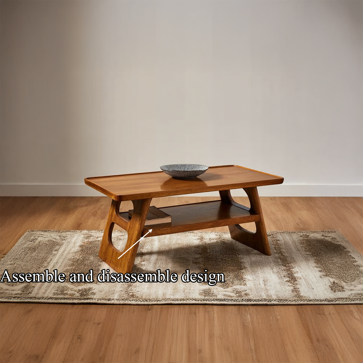 Mid Century Modern Coffee Table Living Room SINLSACF055