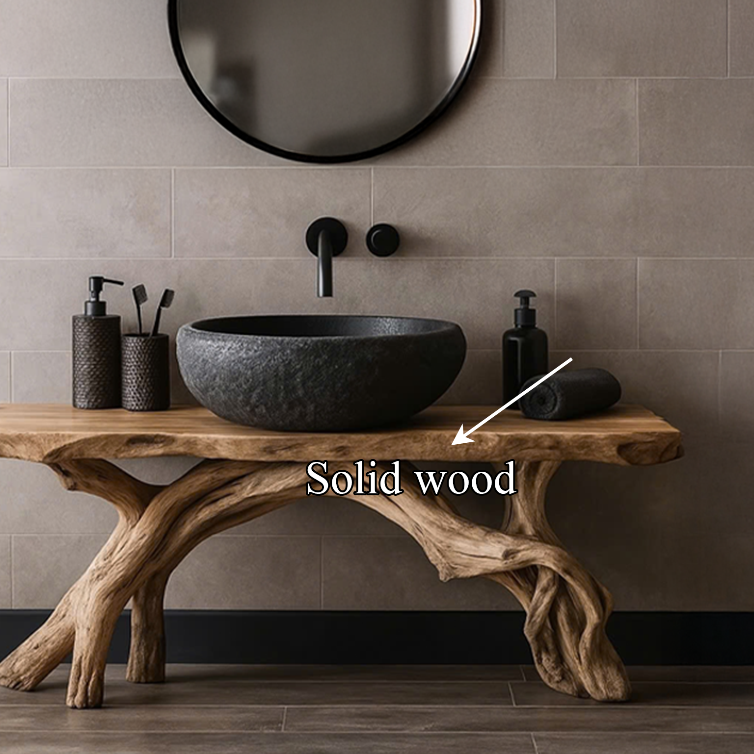 Rustic Handmade Sink Stand Washroom SINLSABRV079
