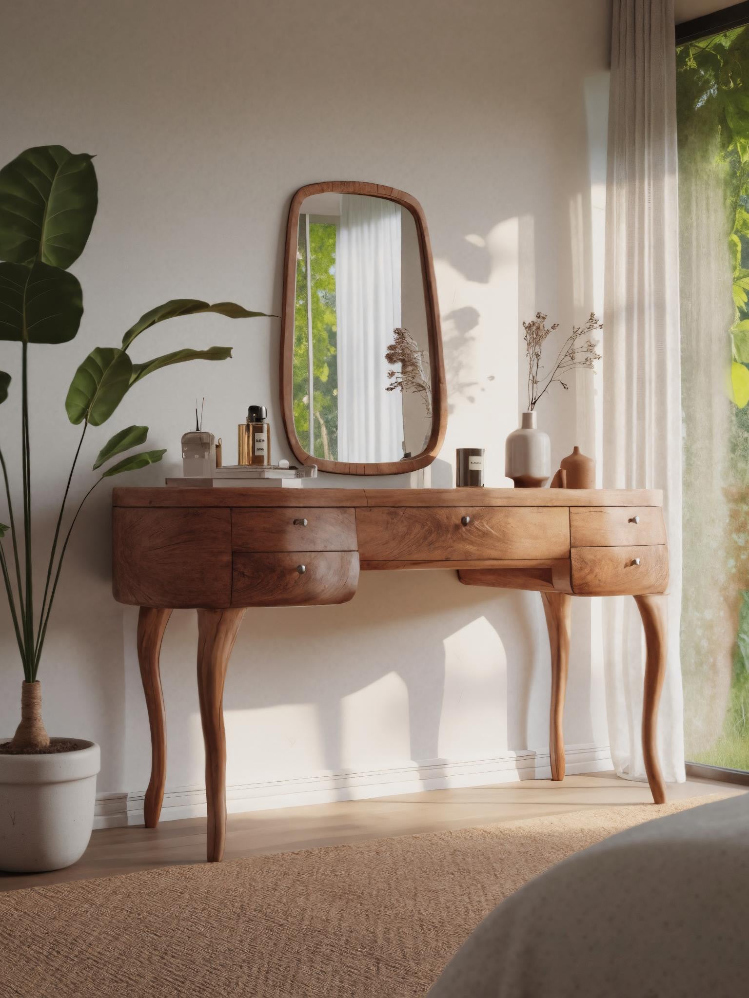 Vintage Dressing Table With Drawers For Bedroom SITHHNVAN001