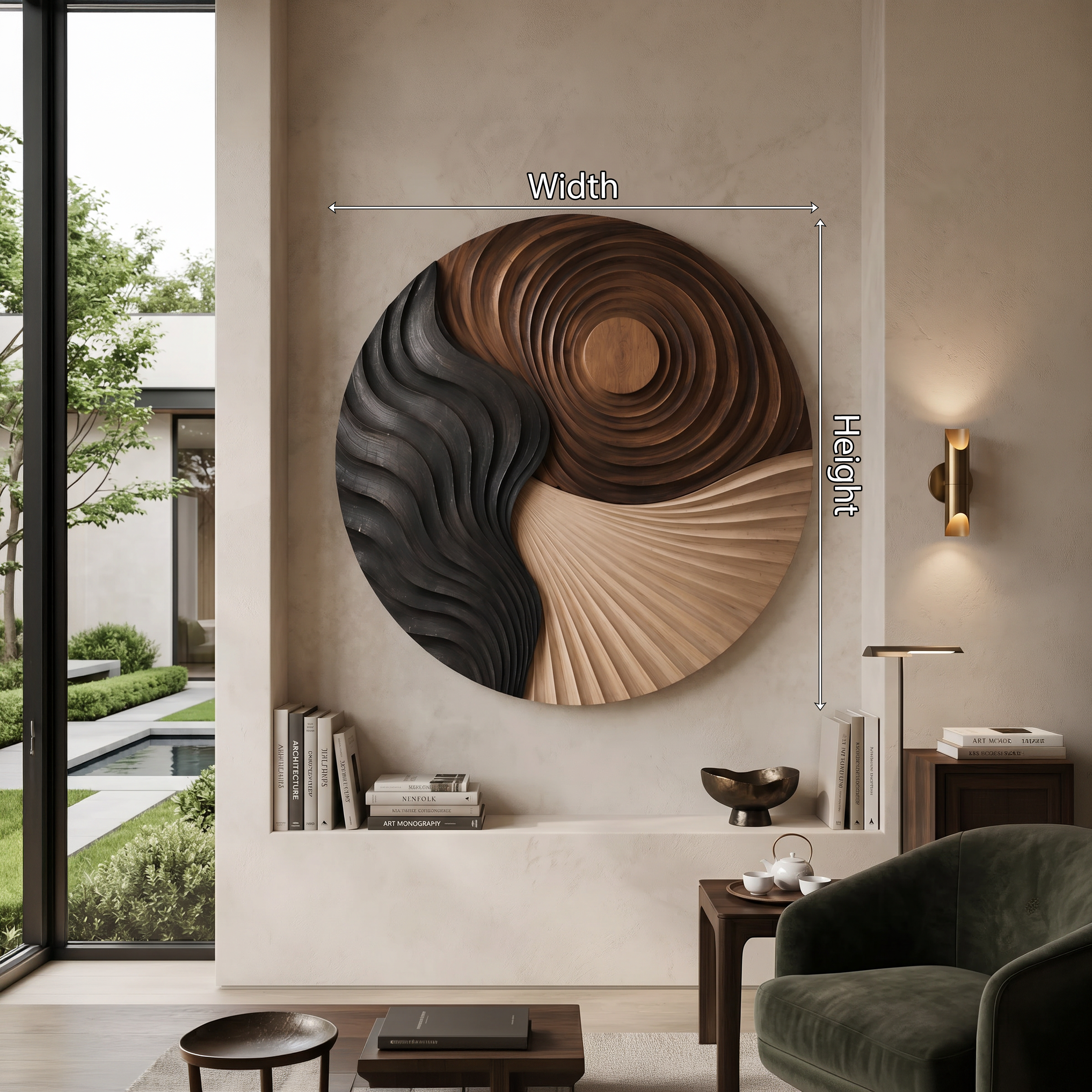 Contemporary Silhouette Wall Art For Guest Suite Interior SILDTTNWA126
