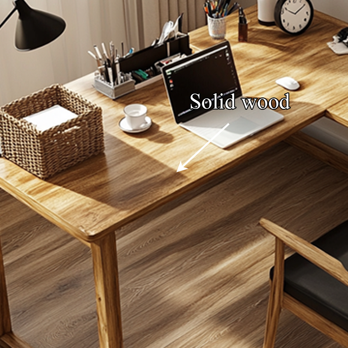 Warm Minimalist Writing Corner Desk For Studio And Reading Room SINLSADK050