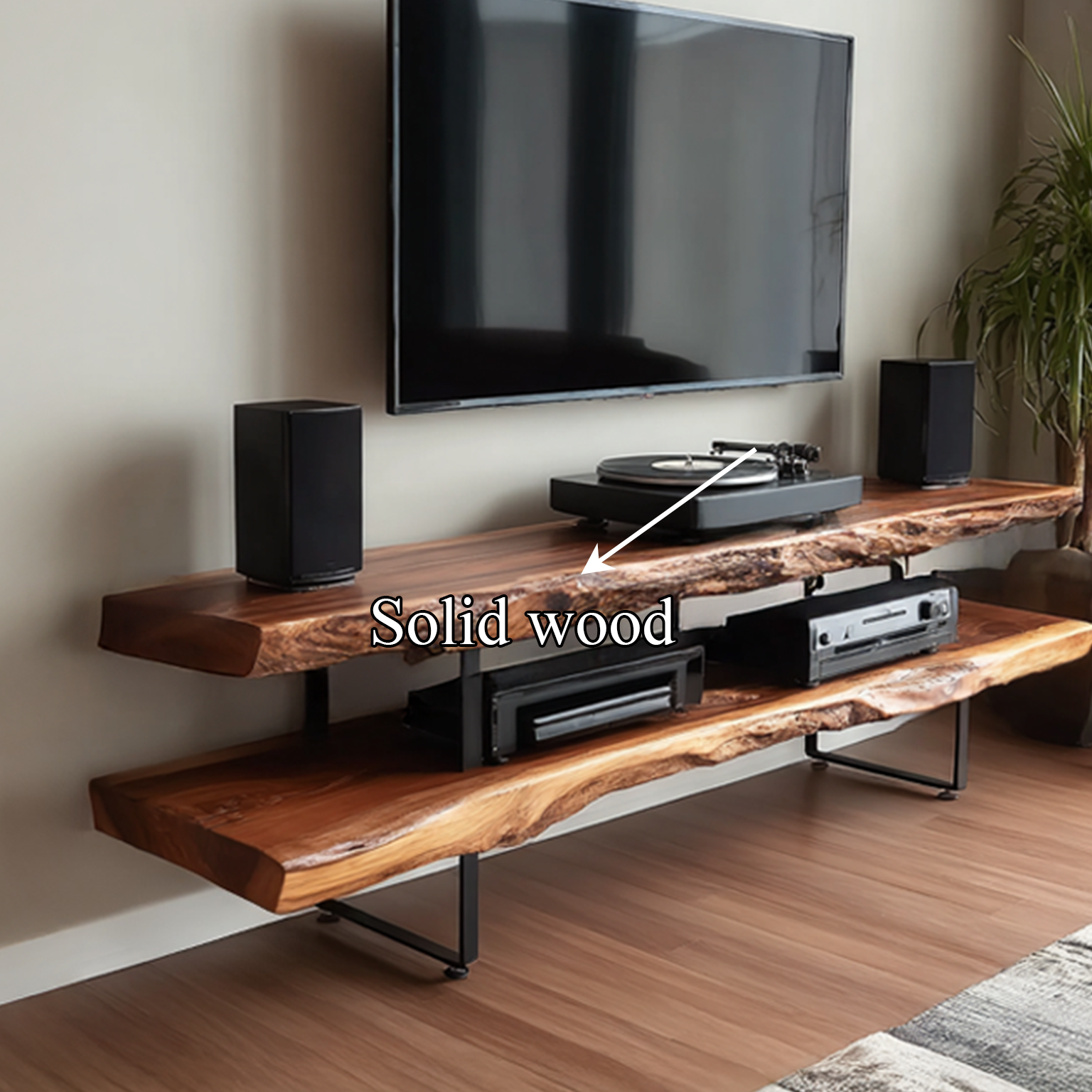 Rustic TV Stand Entryway Decor SINLSACS123