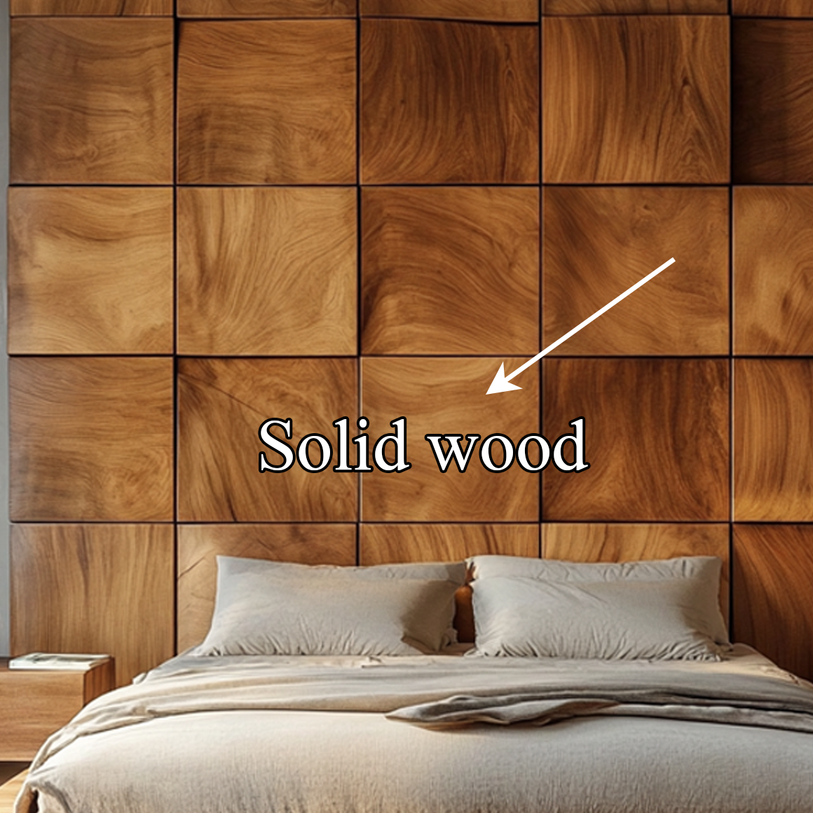 Mid Century Headboard Panel Bedroom Accent SINLSADH005
