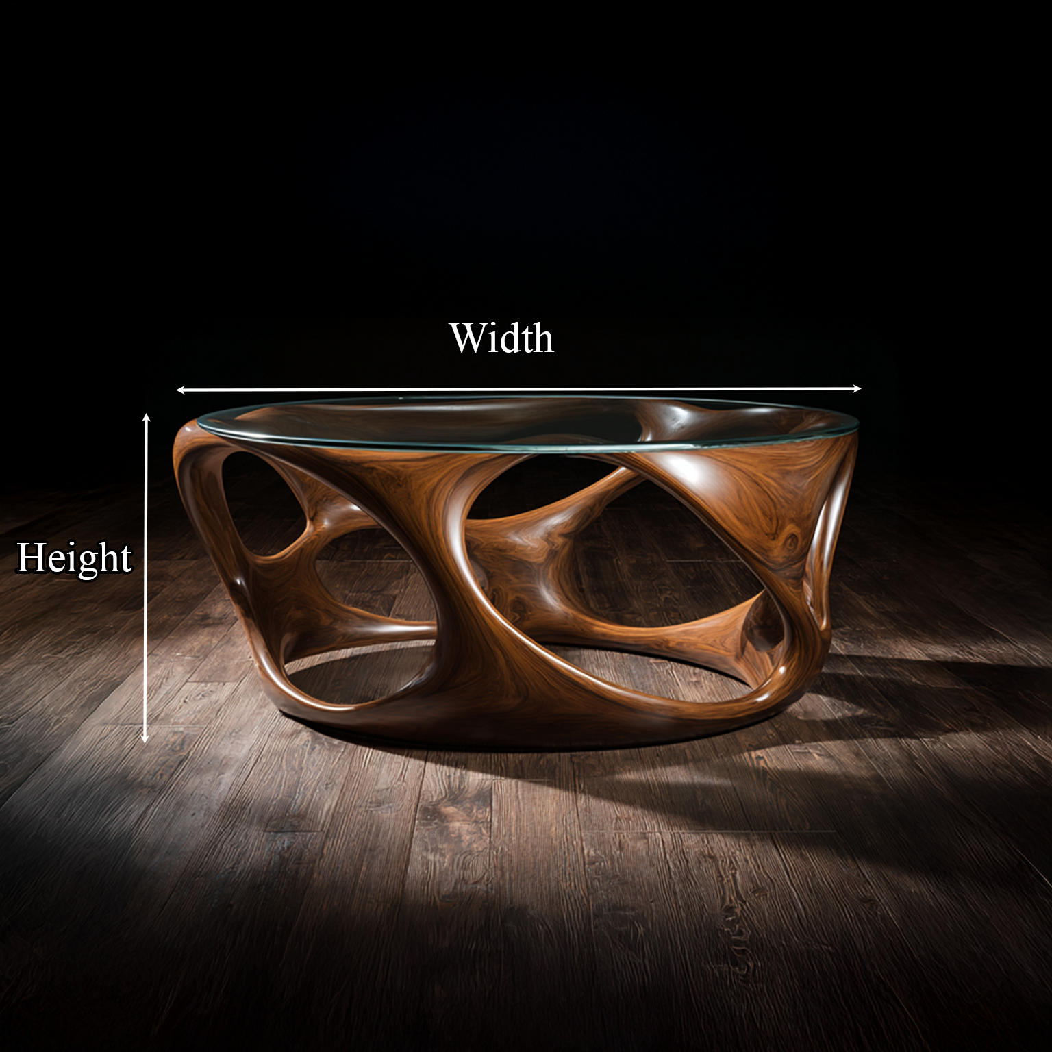 Rustic Round Coffee Table Solid Wood Decor Gift SINLSACF026
