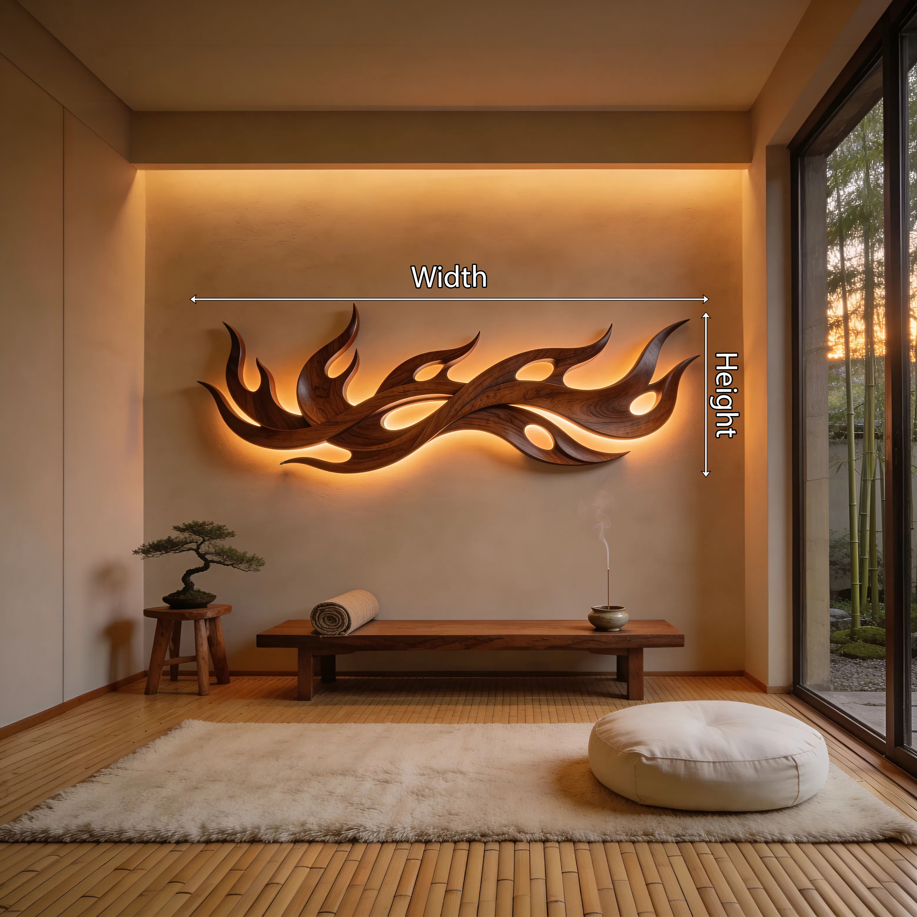 Scandinavian Statement Wall Decor For Penthouse Interior Space SILDTTNWA103