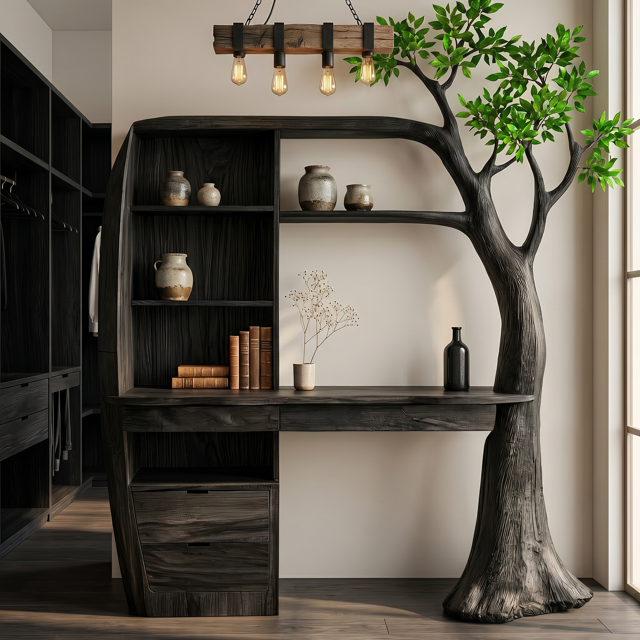 Natural Makeup Vanity Bedroom And Dressing Room SINLSABDT080
