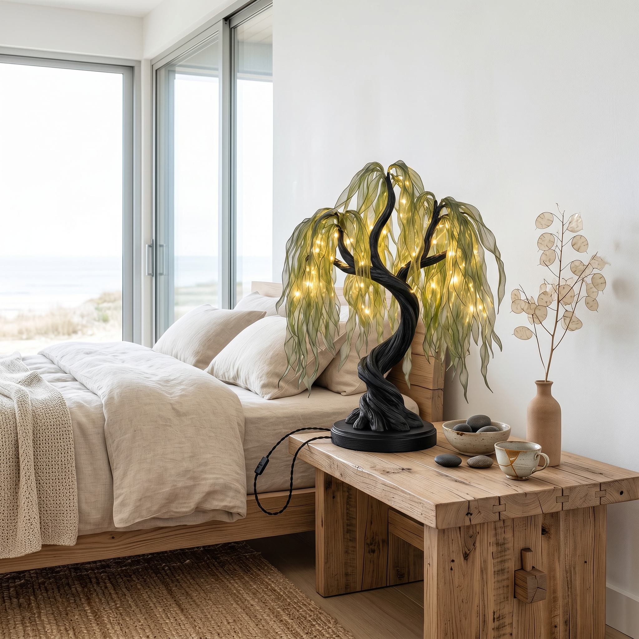 Boho Fairy Light Tree Lamp For Bedroom Decor SINLSATL014
