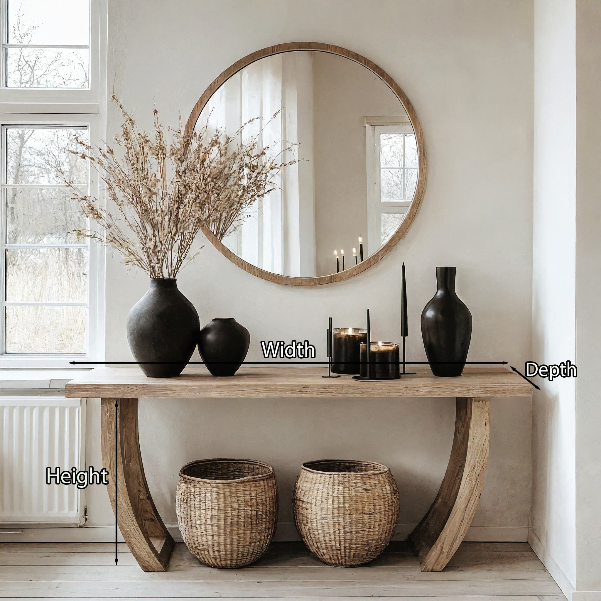 Woodworking Console Entryway Table Decor SILDTCS067