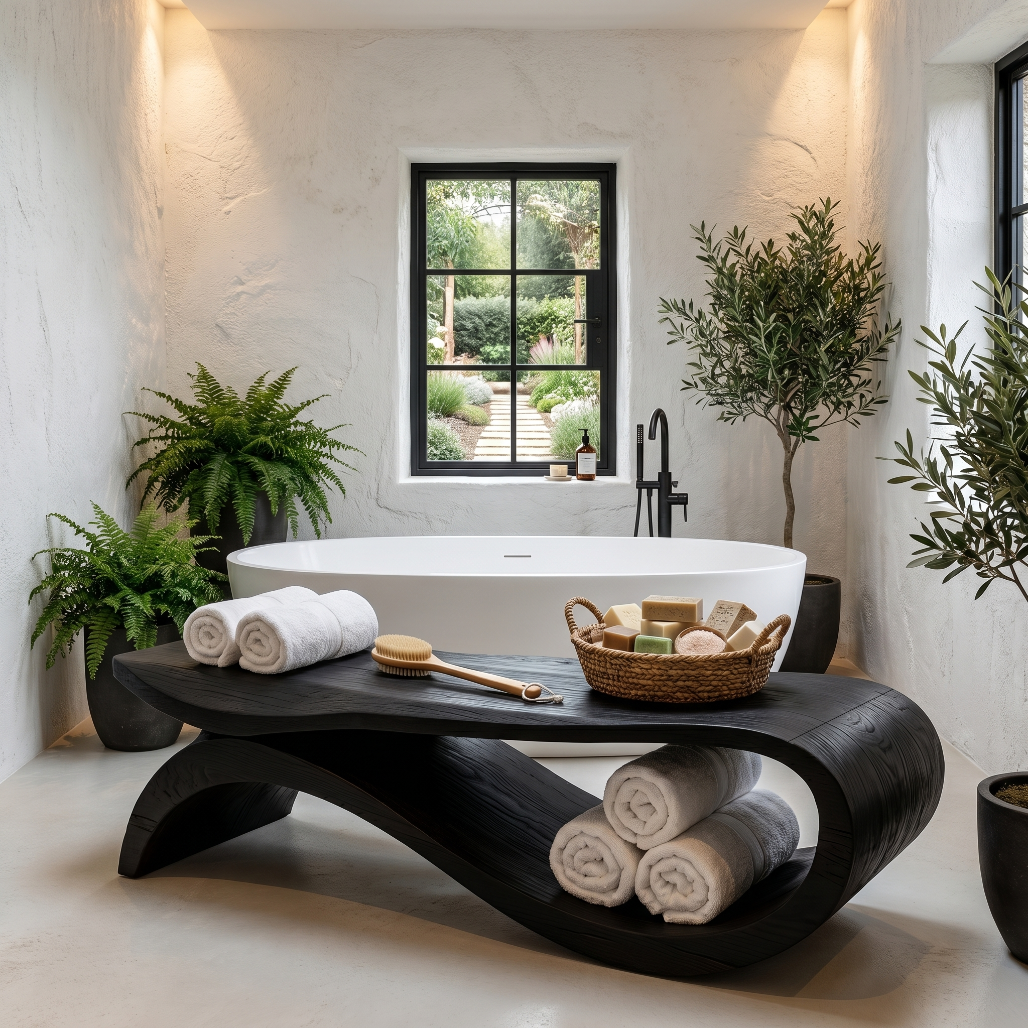 Modern Shower Bench For Bathroom SINLHARS125
