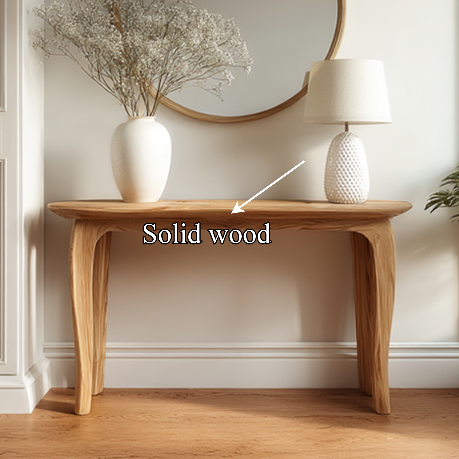 Mid Century Sculptural Entry Console Table Living SINLSACS154