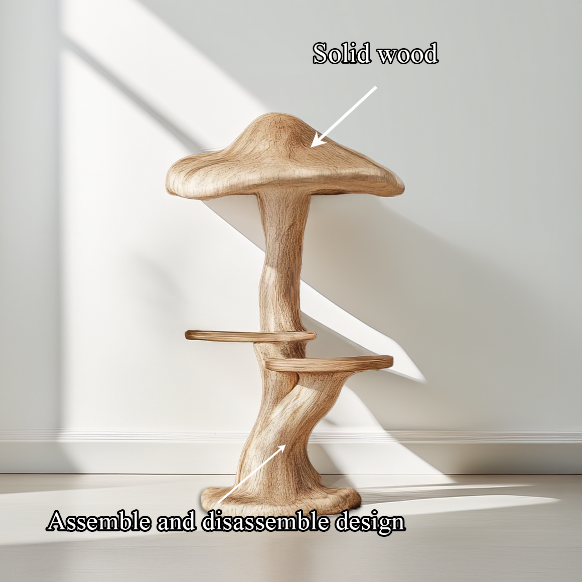 Modern Decorative Mushroom Shelf For Living Room Or Bedroom SINLSABT208