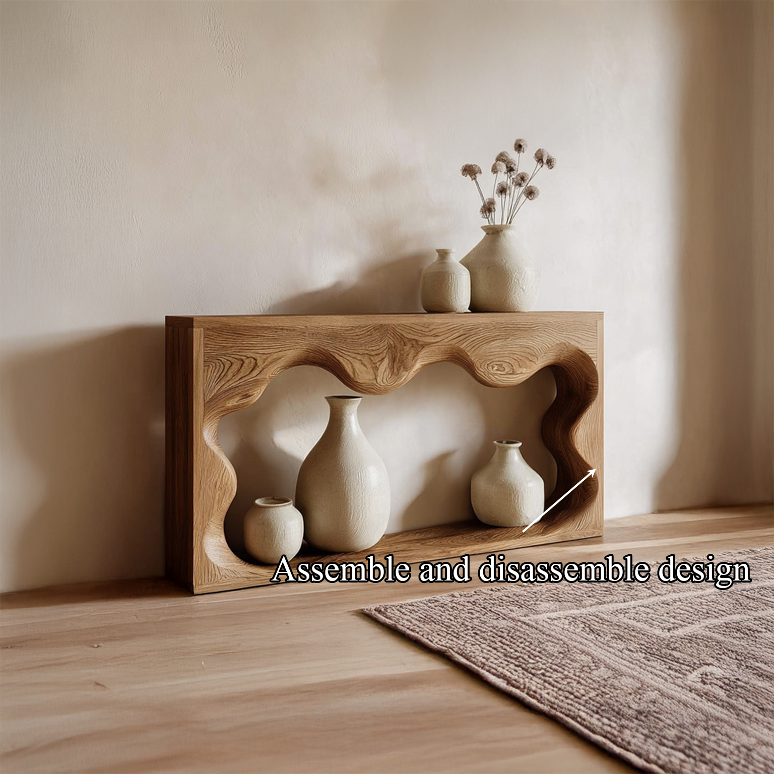 Midcentury Art Console Table Entryway Room SINLSACS130