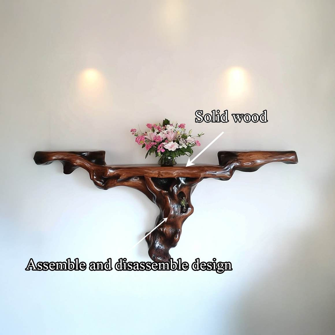 Organic Artistic Wall Shelf For Living Room And Lounge SINLSAFL326