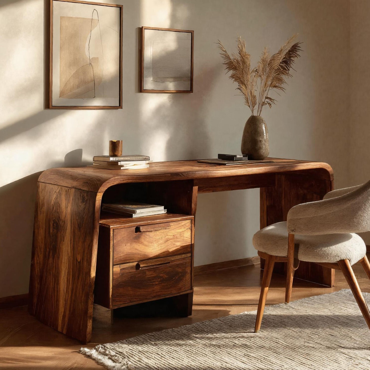 Modern Writing Desk With Drawers For Workspace RTTHHNDE102
