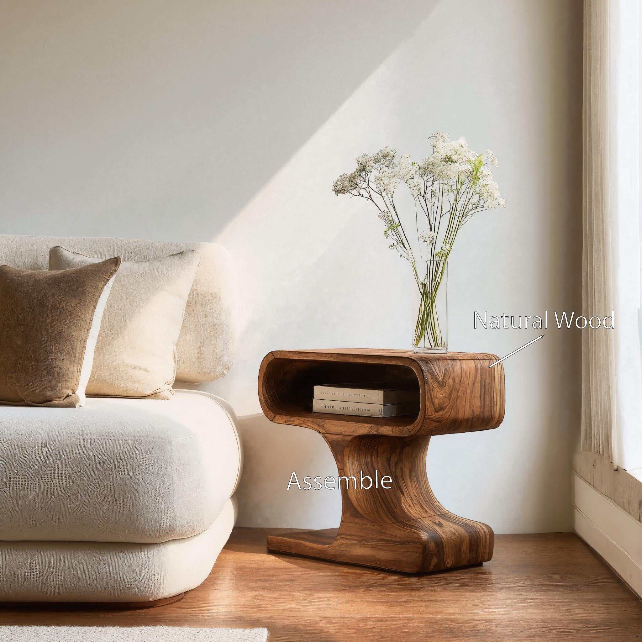Handcrafted Side Table With Minimal Style For Living RTTHHNSTA010