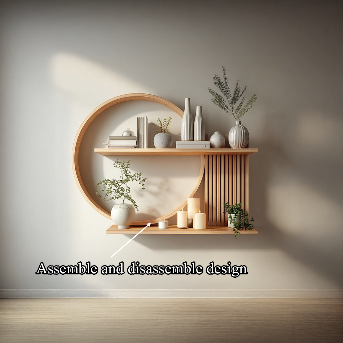 Japandi Wall Decor Shelf Living Room And Lounge SINLSAFL233