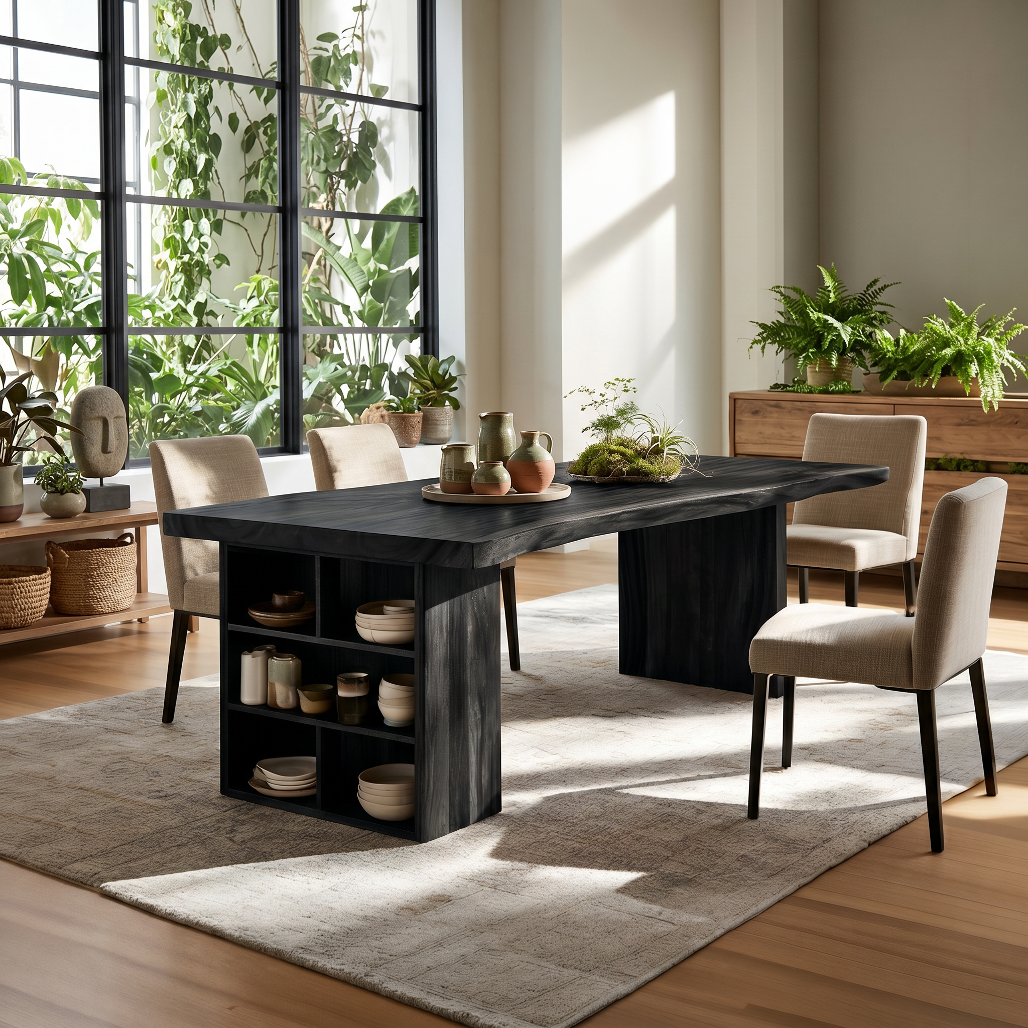 Live Edge Dining Table For Garden View Room SILDTTRDN051