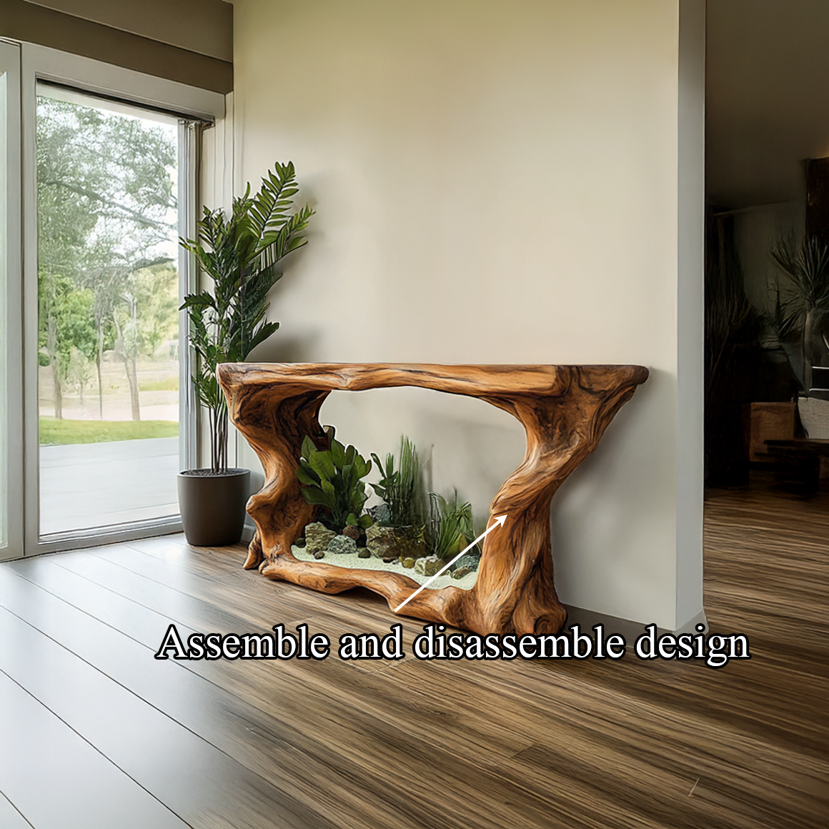 Rustic Modern Console Table Entryway SINLSACS286