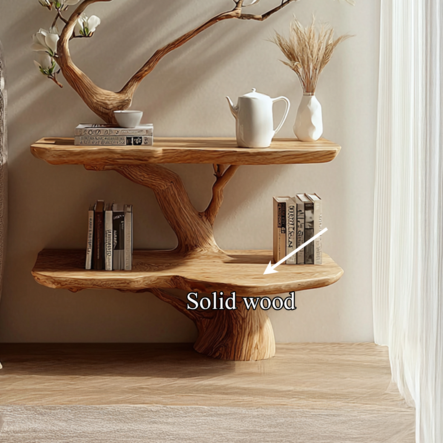 Rustic Branch Nightstand Bedroom SINLSABT008