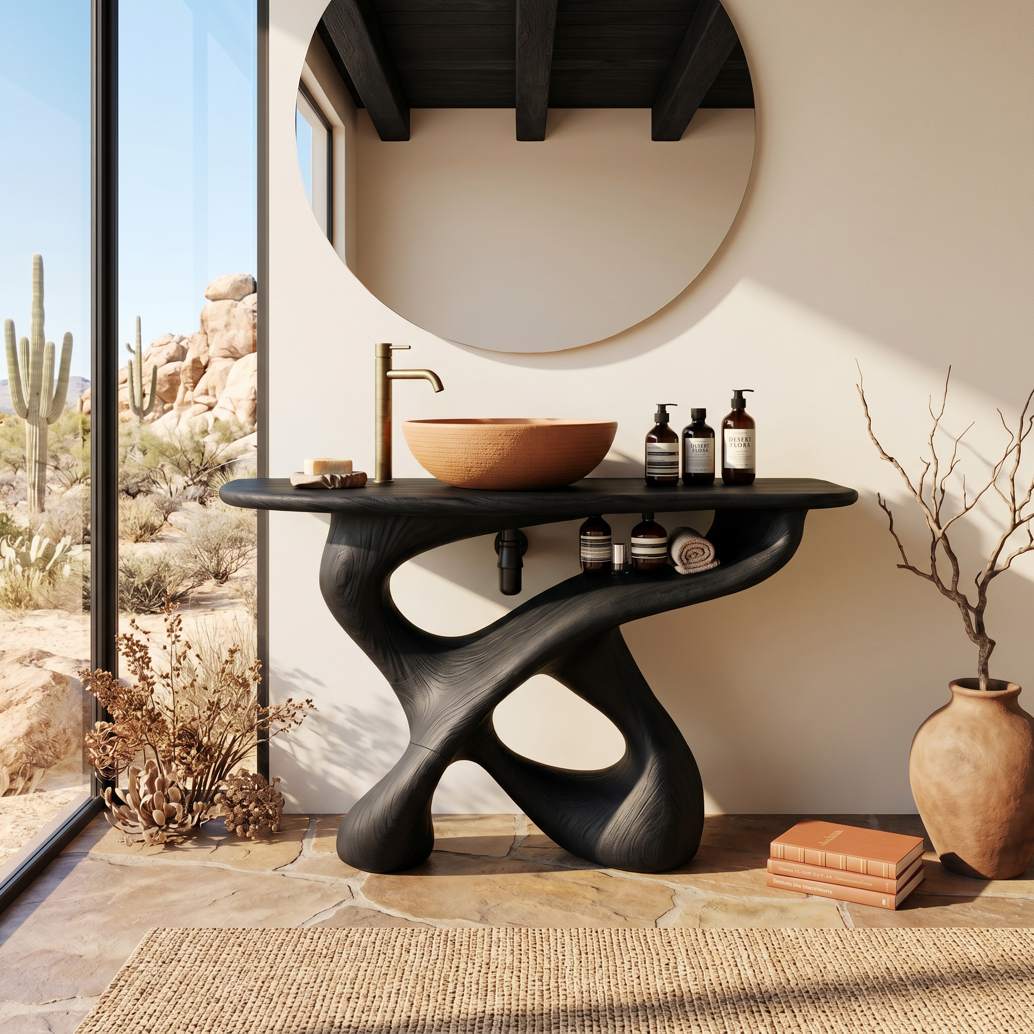 Farmhouse Vanity For Handmade Bathroom Furniture SILDTTNBRV010