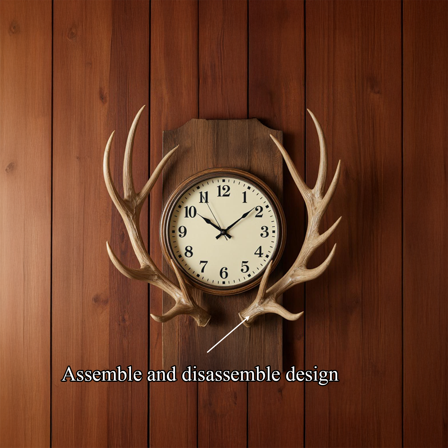 Rustic Tree Slice Wall Clock Kitchen Or Entryway SINLKICK008