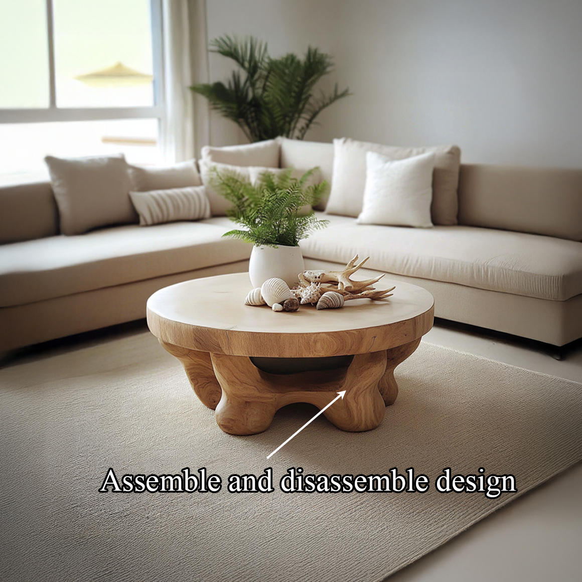 Mid Century Modern Coffee Table Family Room SINLSACF153