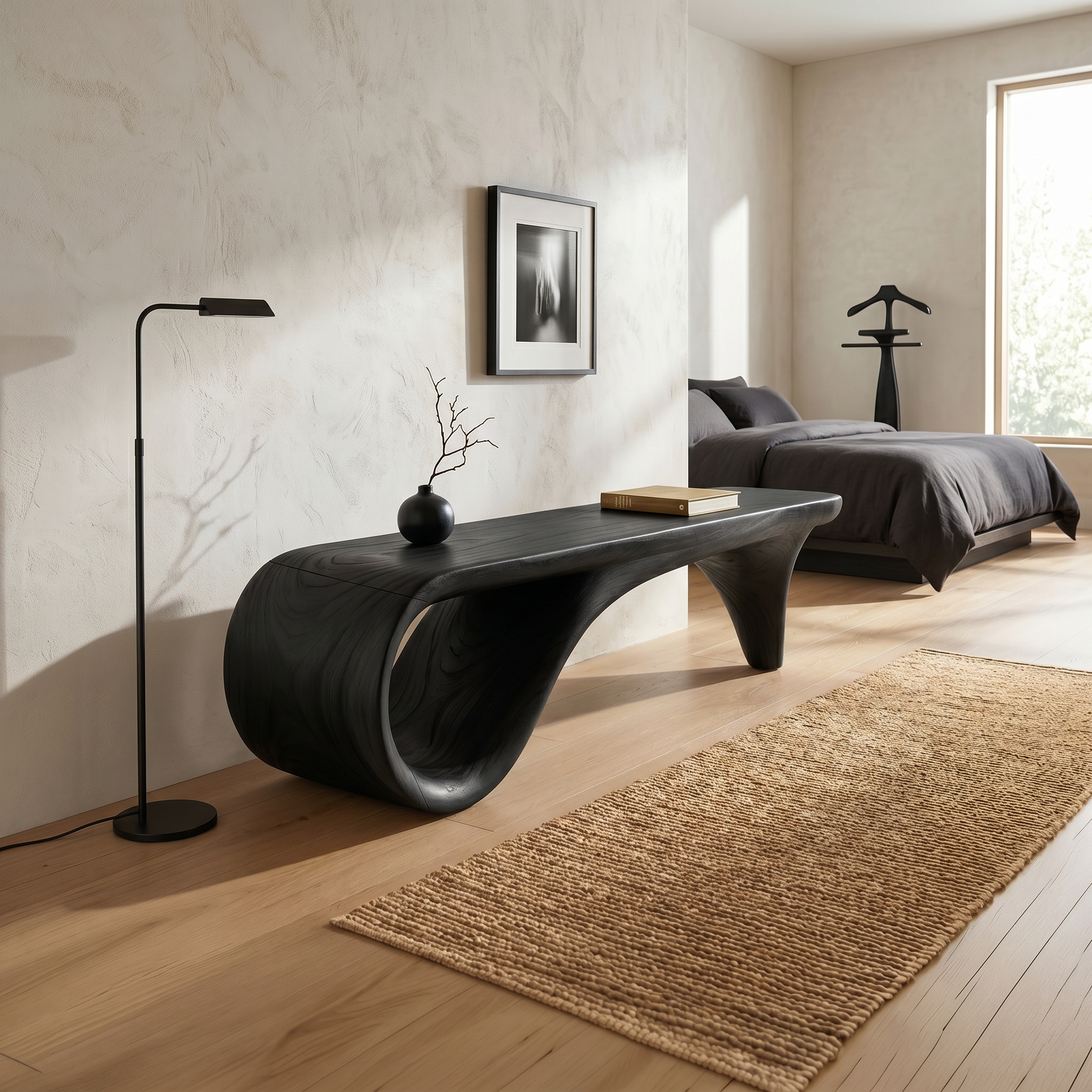 Live Edge Wooden Bench Rustic Interior SILDTTRBEN061