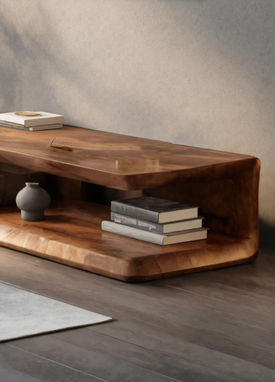 Modern TV Stand With Storage Shelves For Living Room SITHHNTVC012
