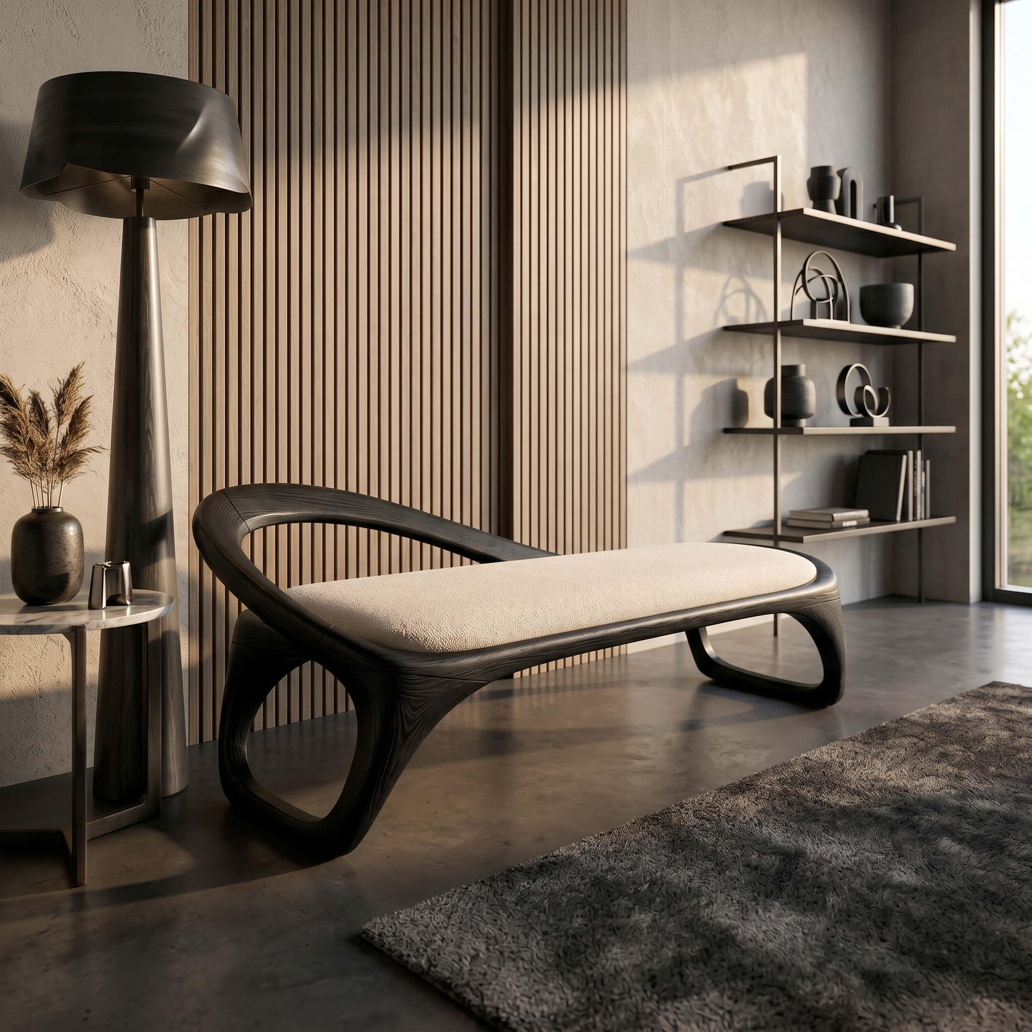 Luxury Sculptural Bench Penthouse Interior SILDTTRBEN078
