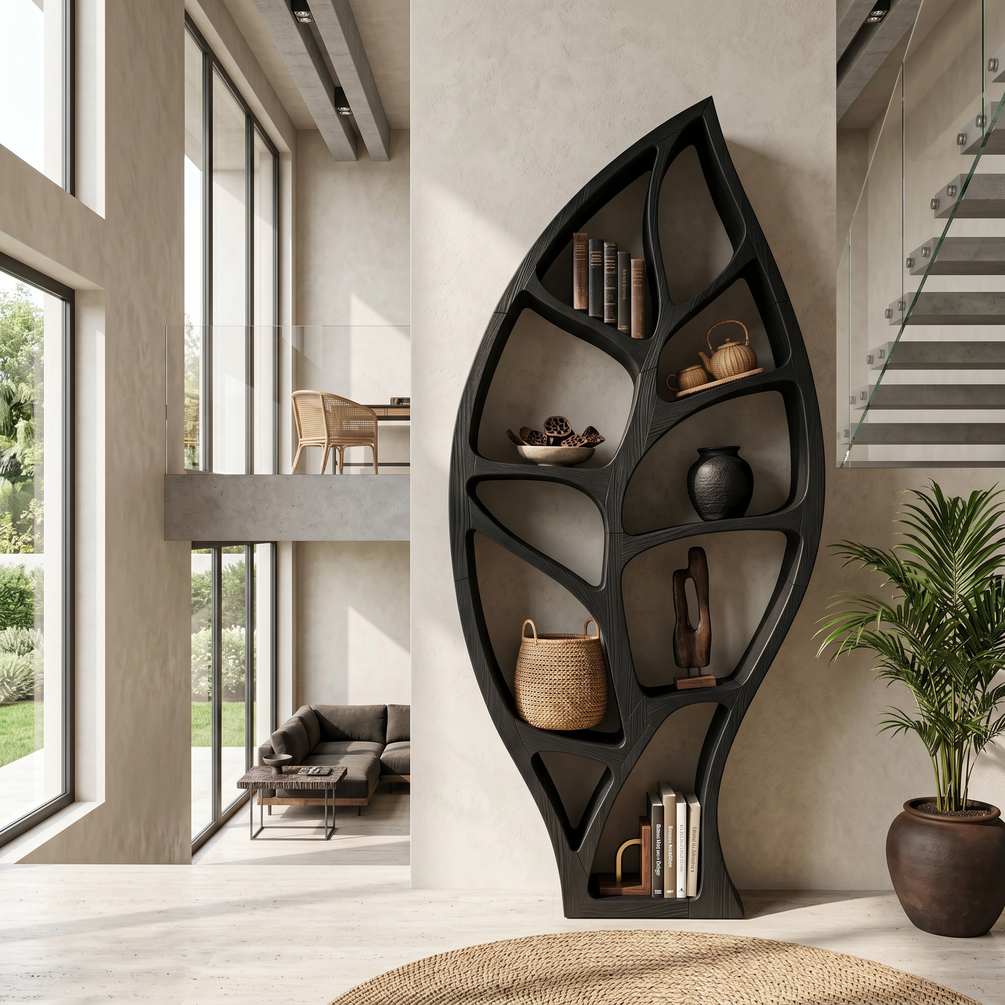 Minimalist Open Bookcase For Modern Home Office SILDTTNBS043