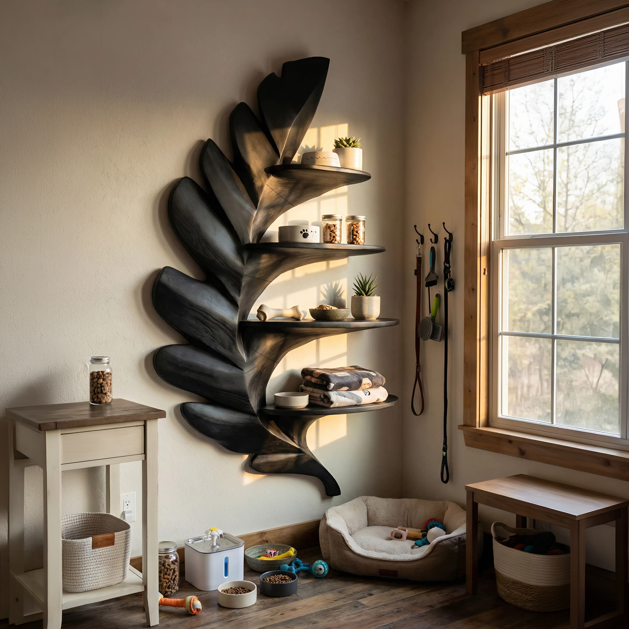 Contemporary Wall Shelf For Home Entrance Decor SILDTTNWMS043