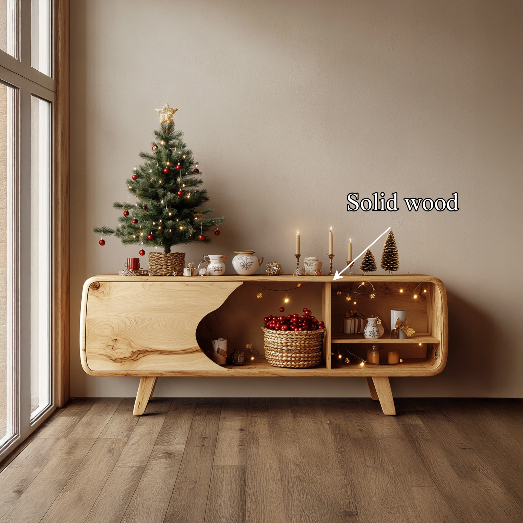 Rustic Sideboard Furniture For Living Room And Dining Area SINLSASC459