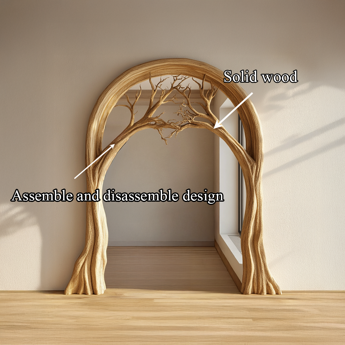 Organic Sculptural Archway For Interior Space Or Entryway SINLSADF001