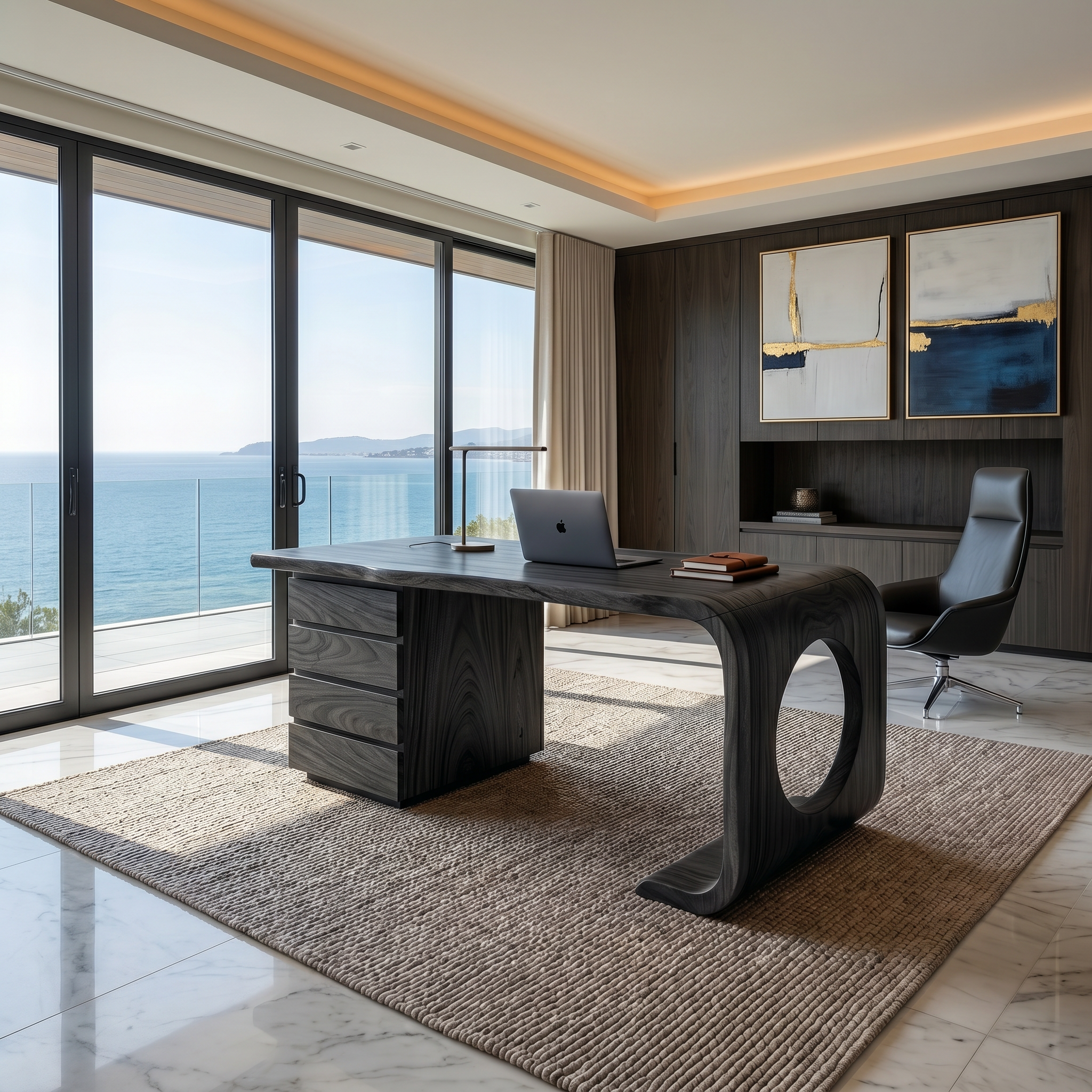 Contemporary Executive Desk Garden Office SILDTTRDE029