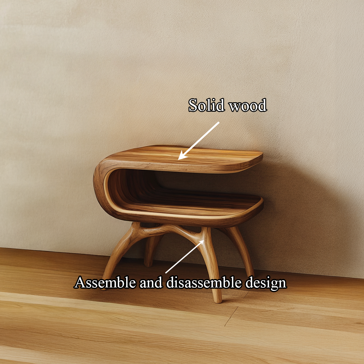 Mid Century Modern Bedside Table For Bedroom And Interior Decor SINLSABT214