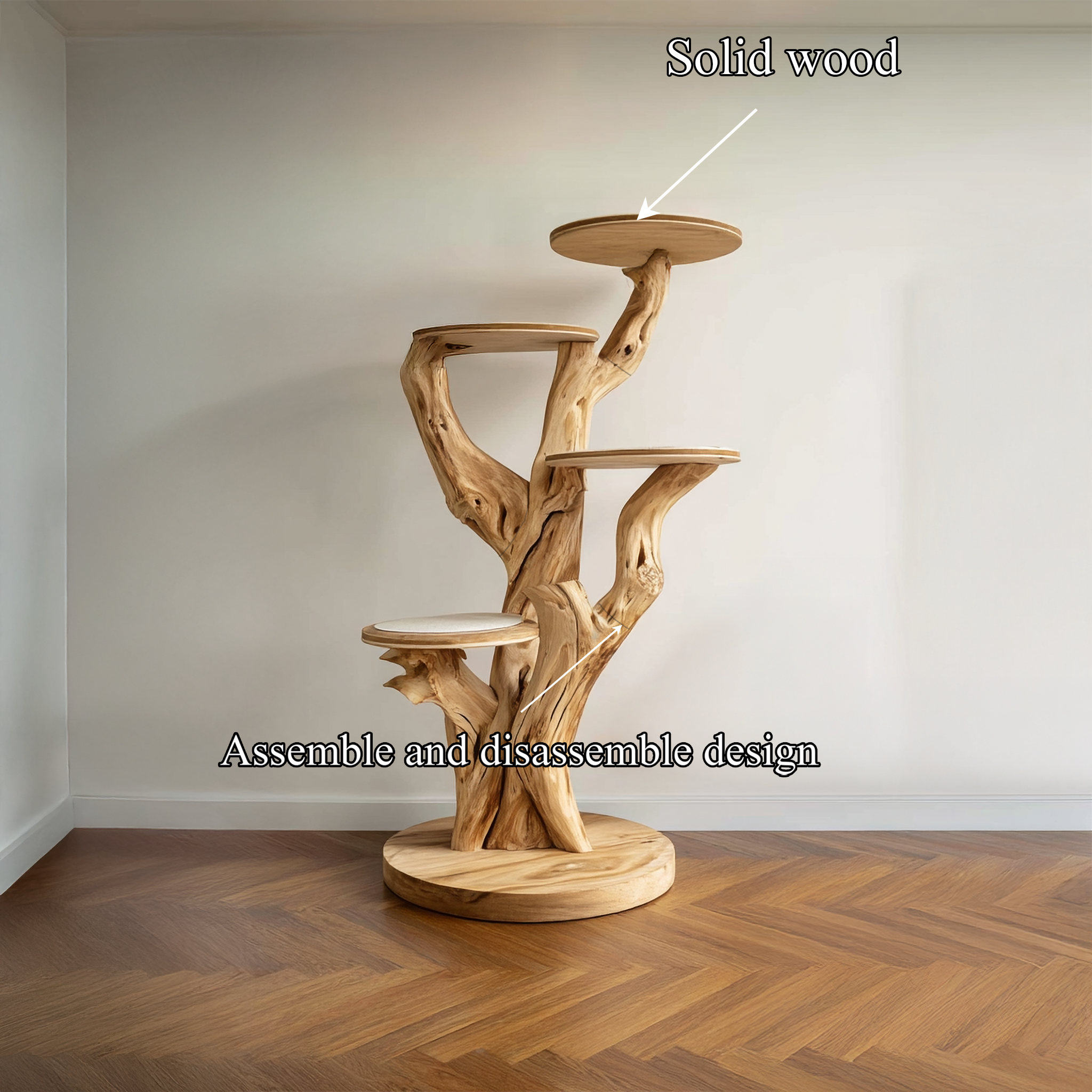 Rustic Cat Tree Tower Living Room And Morden House SINLSATT116