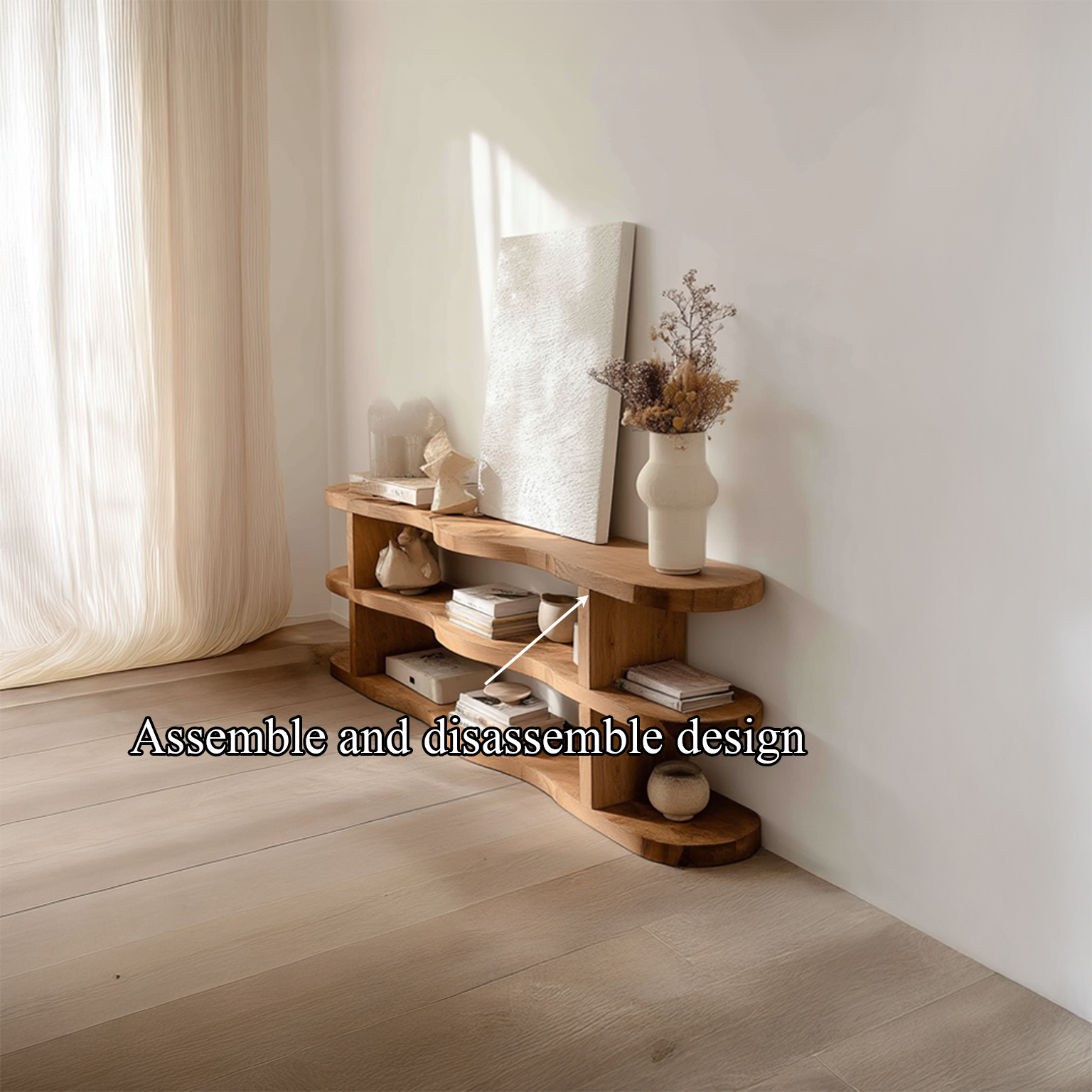 Rustic Wooden Storage Console Living Room Or Bedroom SINLSASC094