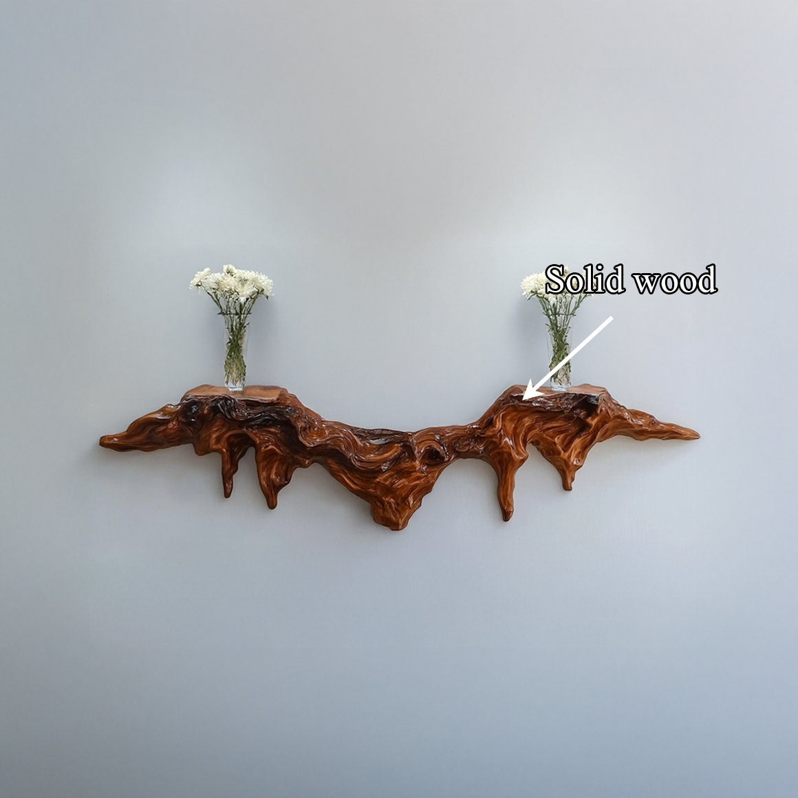 Organic Decorative Wall Shelf For Living Room And Interior Decor SINLSAFL328